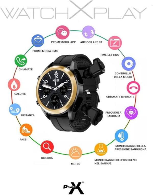 PowerX Smartwatch WatchXPlay
